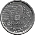 Moeda de R$0,50 de 2005 Reverso