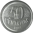 Moeda de R$ 0,50 de 1994 - Reverso