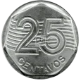 Moeda de R$0,25 - Reverso