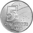 Moeda de 5 cruzeiros de 1992 Reverso